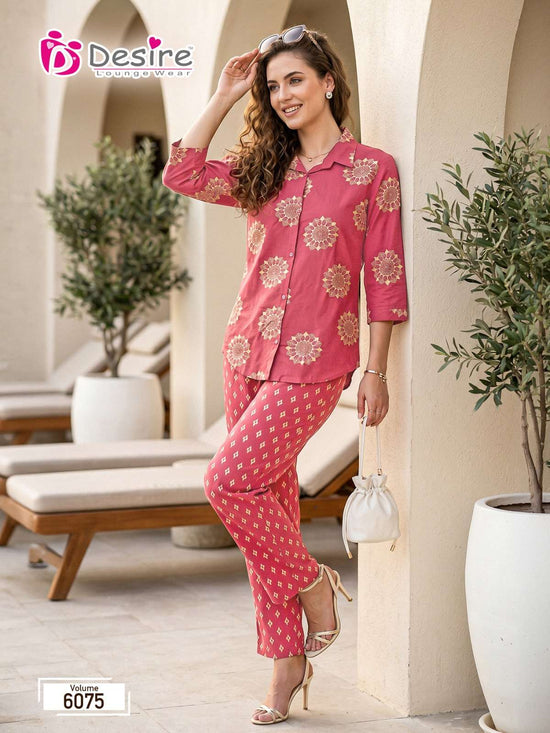Desire Vol 6075 Premium Pure Alpine Co-Ord Set - Amrah Wholesale