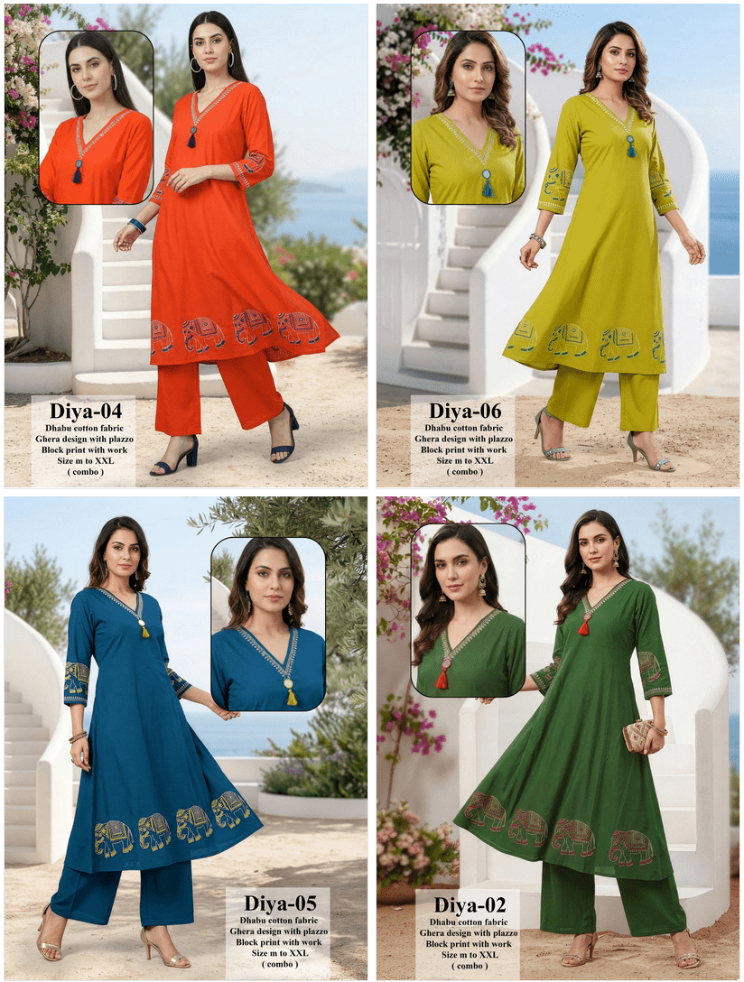 Diya D No 01 To 08 - Amrah Wholesale