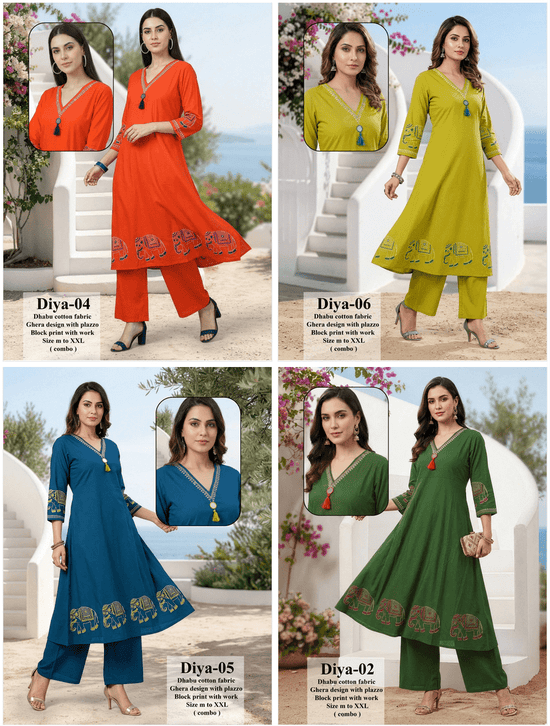 Diya D No 01 To 08 - Amrah Wholesale