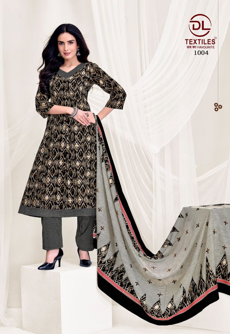 Dl Pink City Vol 1 Readymade Cotton Printed Anarkali Suit Set