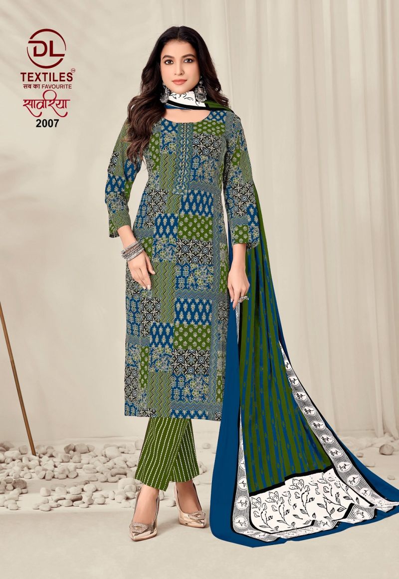 Dl Sawariya Vol 2 Readymade Cotton Kurti Pant With Dupatta