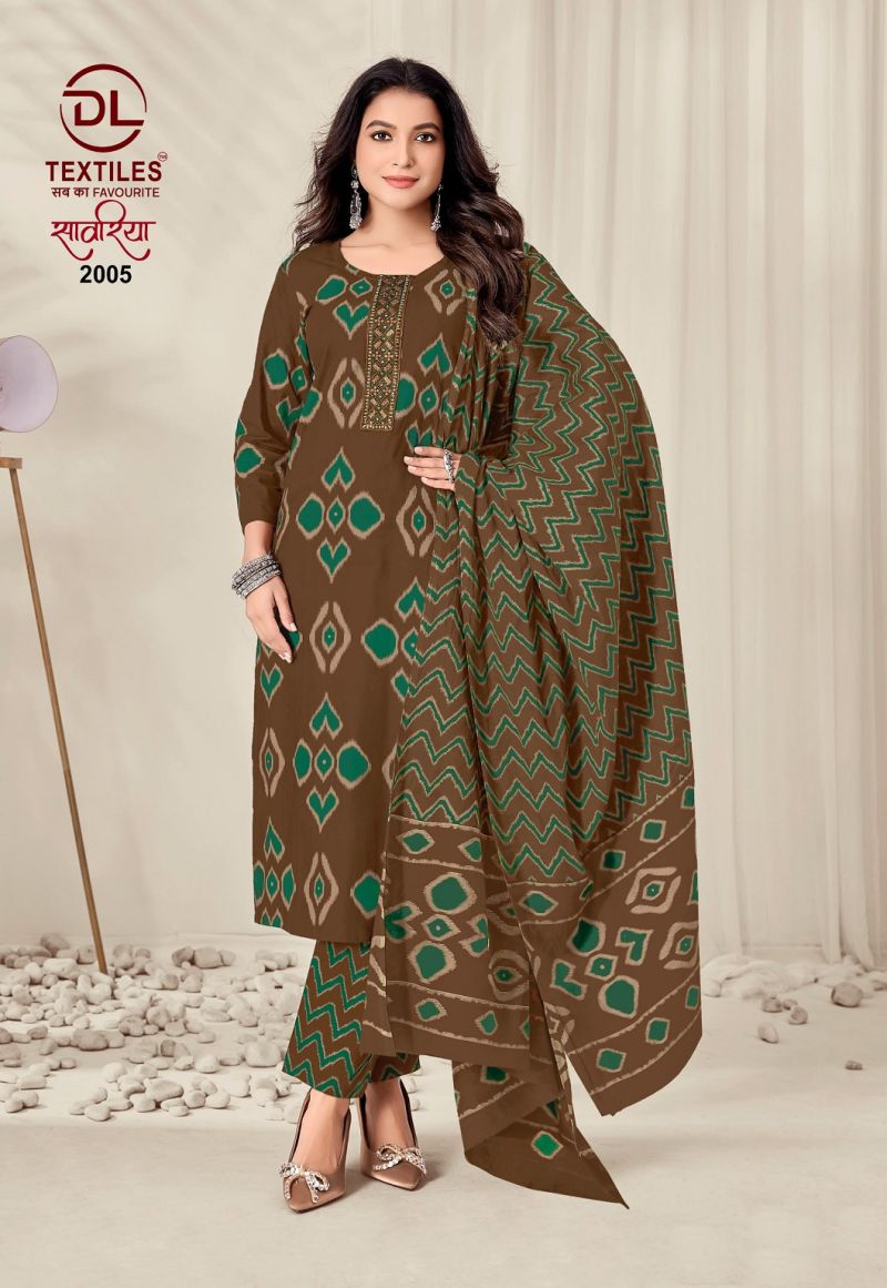 Dl Sawariya Vol 2 Readymade Cotton Kurti Pant With Dupatta