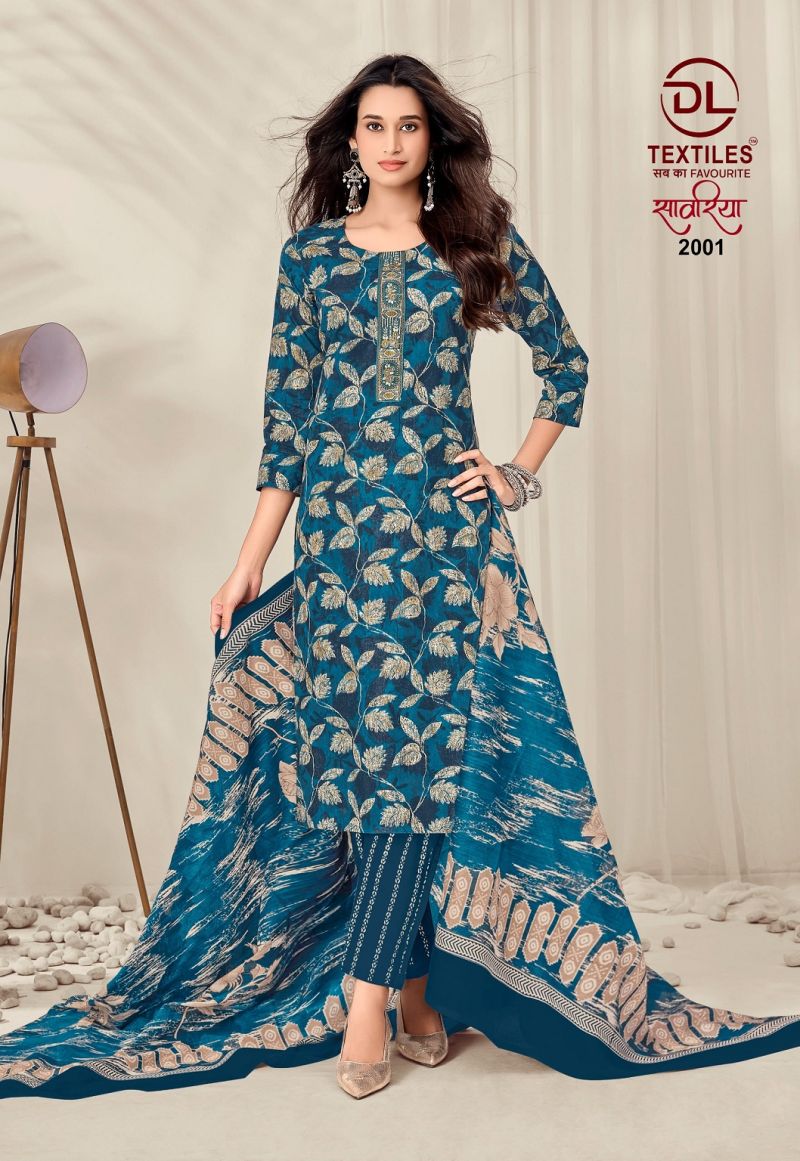 Dl Sawariya Vol 2 Readymade Cotton Kurti Pant With Dupatta