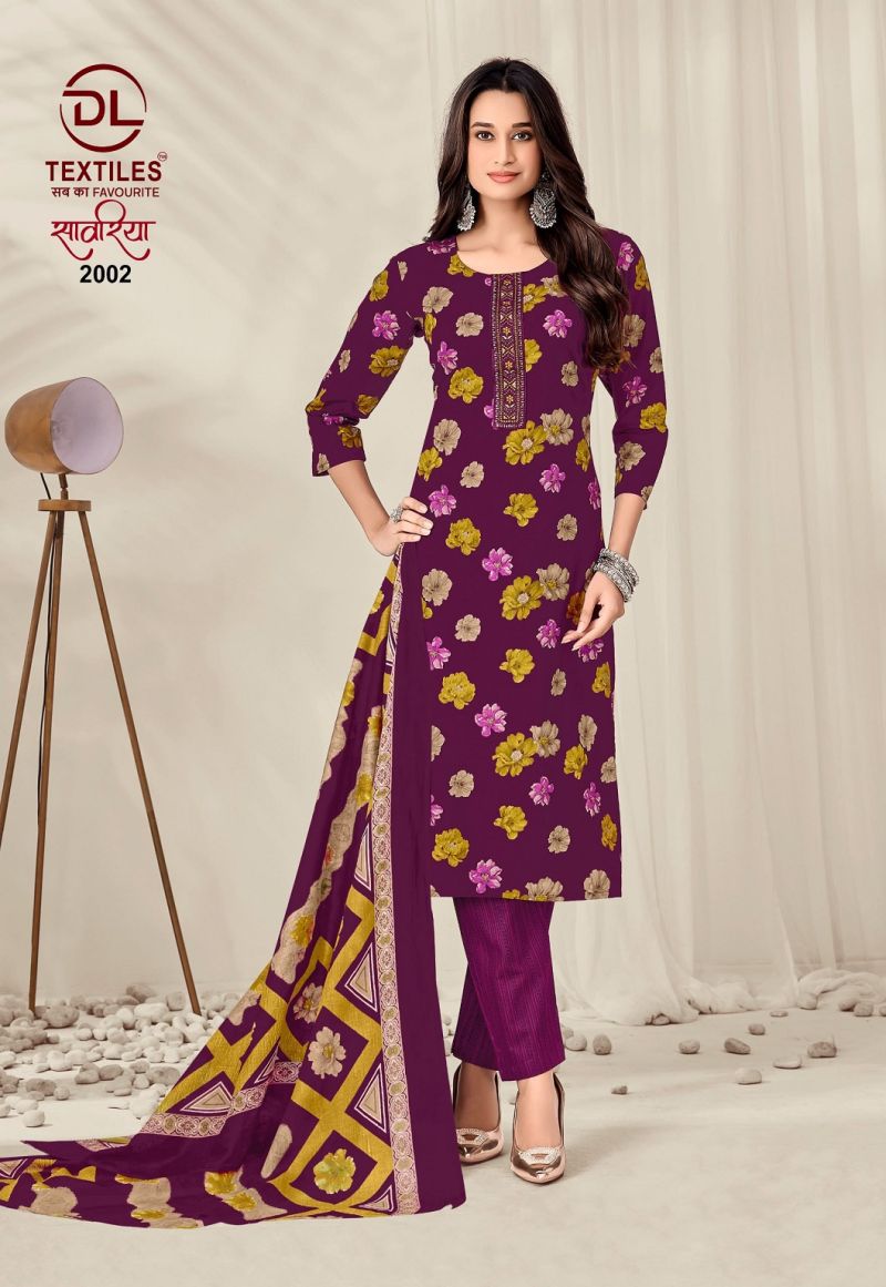 Dl Sawariya Vol 2 Readymade Cotton Kurti Pant With Dupatta