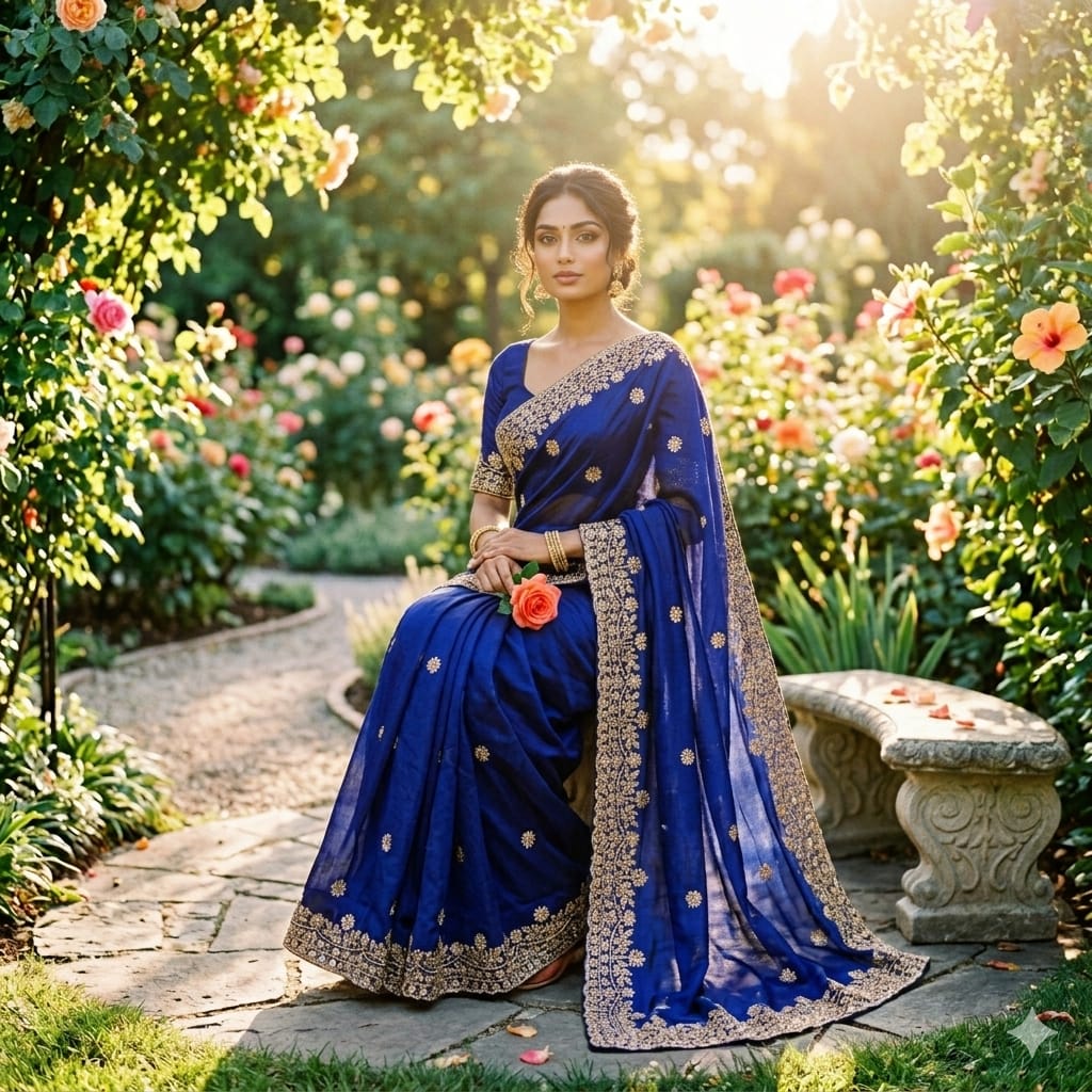 Ds 766 Space Silk Sequence Work Saree