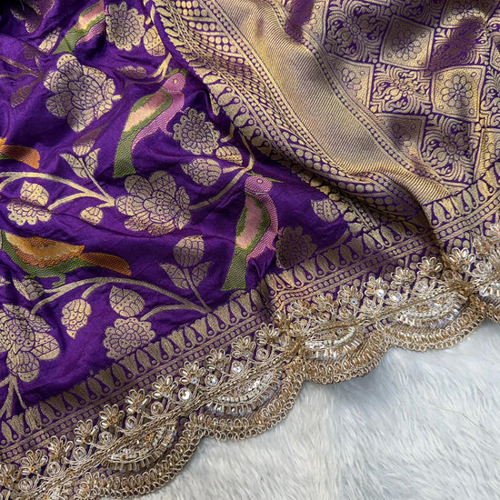 DS 855 Pure Banarasi Khadi Silk Designer Saree