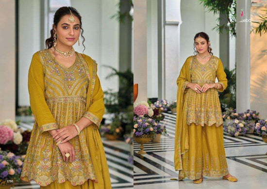 EBA Lifestyle Barbie Vol - 4 Pure Chinon Embroidery Pakistani Dresses - Amrah Wholesale