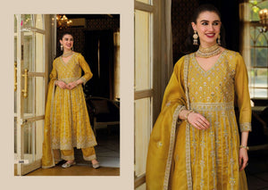 Eba Lifestyle Barbie Vol 6 Simer Embroidered 3 Piece Suit - Amrah Wholesale