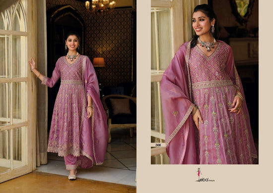 Eba Lifestyle Barbie Vol 6 Simer Embroidered 3 Piece Suit - Amrah Wholesale