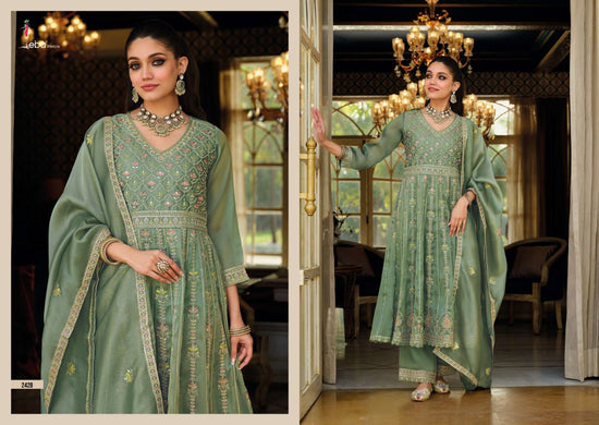 Eba Lifestyle Barbie Vol 6 Simer Embroidered 3 Piece Suit - Amrah Wholesale
