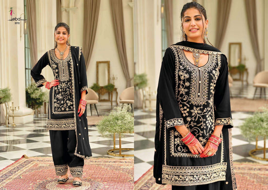 EBA Lifestyle Farshi Chinon Embroidery Pakistani Suits - Amrah Wholesale