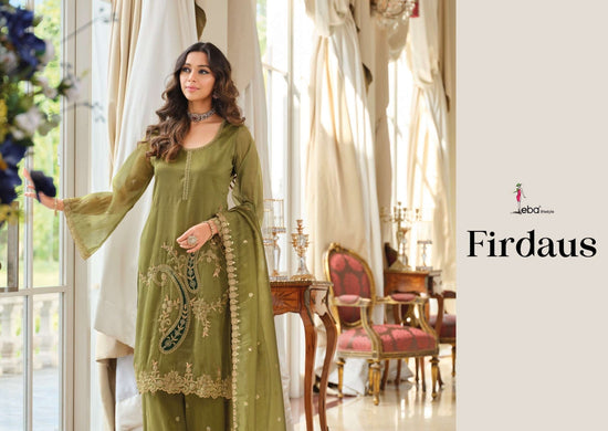 Eba Lifestyle Firdaus Simar Embroidered Salwar Suit Set - Amrah Wholesale