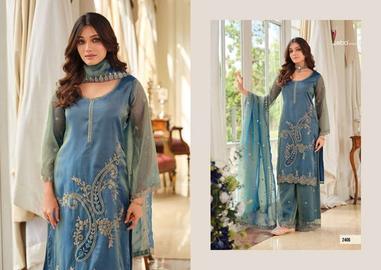 Eba Lifestyle Firdaus Simar Embroidered Salwar Suit Set - Amrah Wholesale
