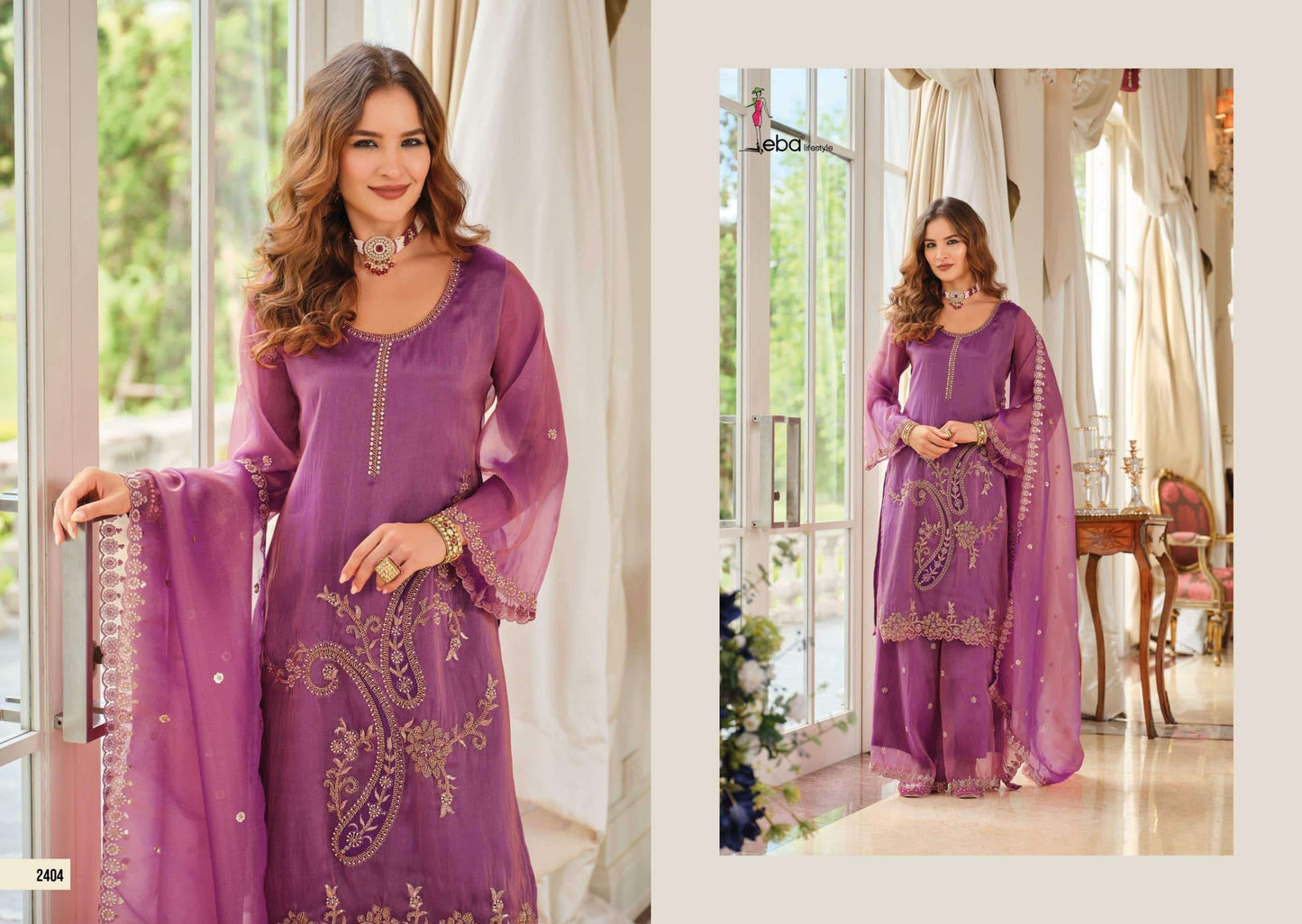 Eba Lifestyle Firdaus Simar Embroidered Salwar Suit Set