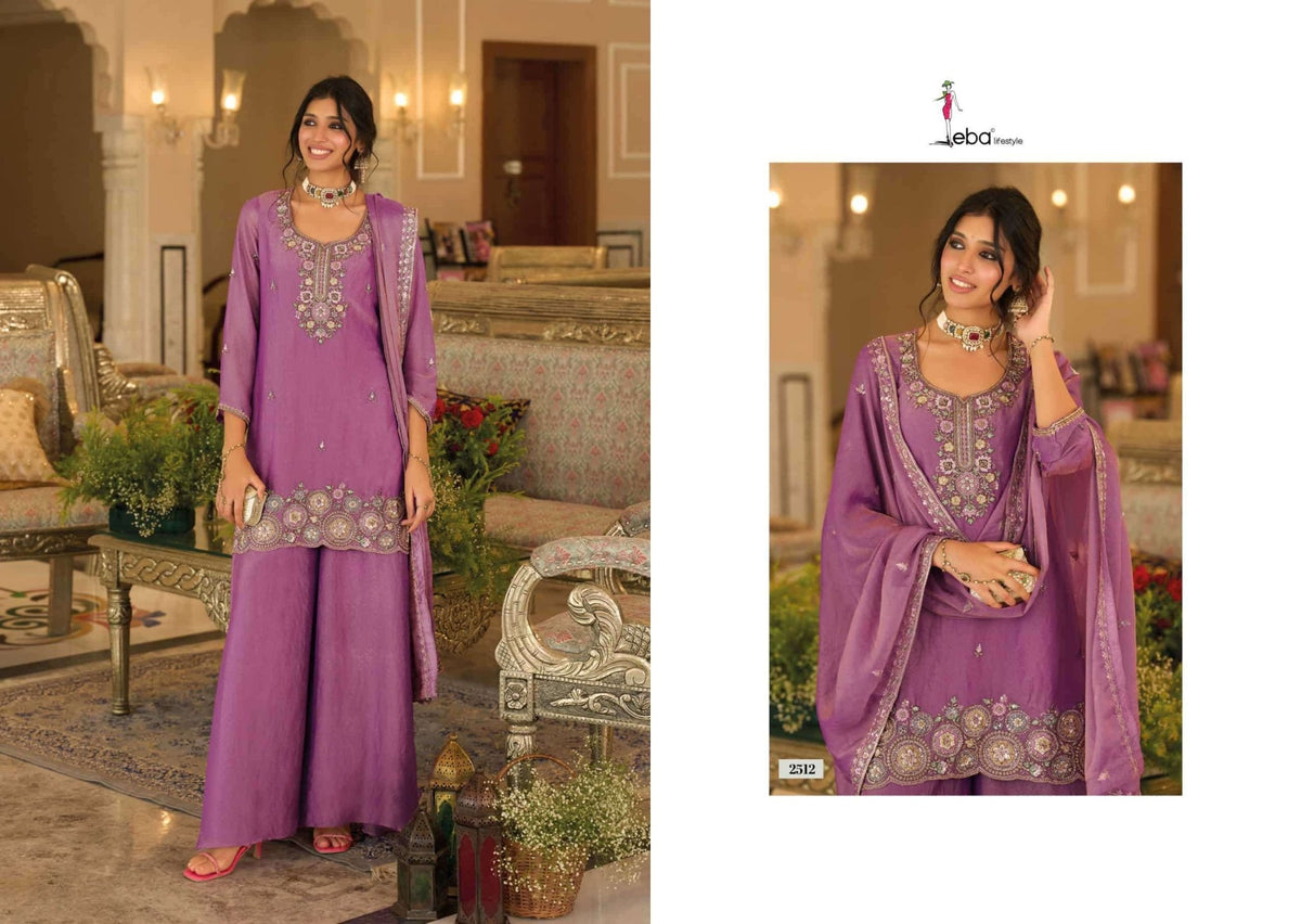 Eba Lifestyle Naveli Stitched Moss Sharara Dress - Amrah Wholesale