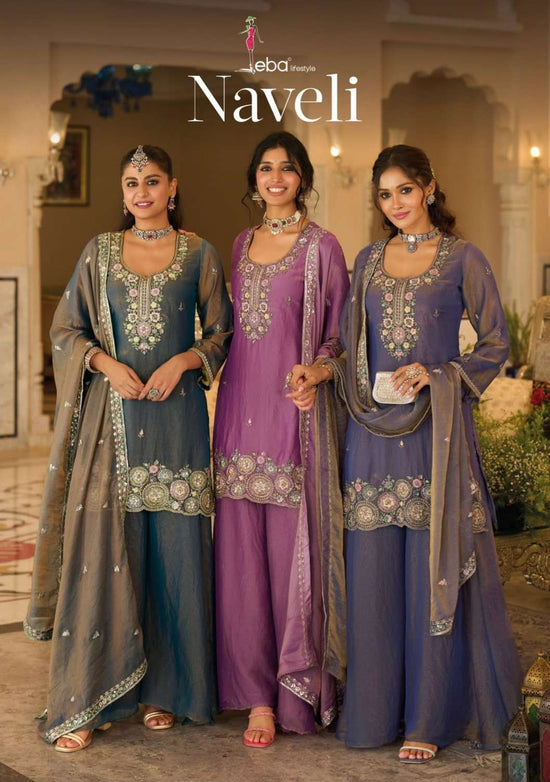 Eba Lifestyle Naveli Stitched Moss Sharara Dress - Amrah Wholesale