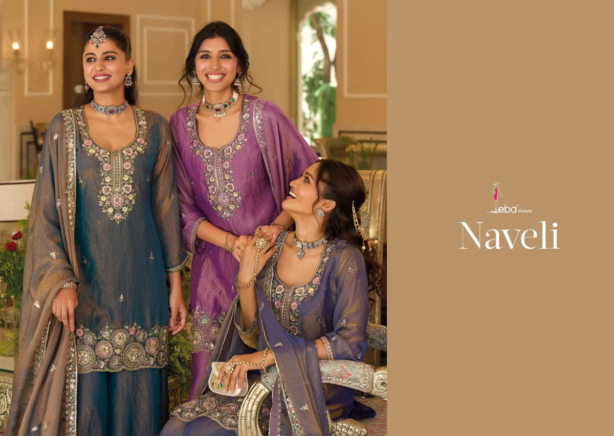 Eba Lifestyle Naveli Stitched Moss Sharara Dress - Amrah Wholesale