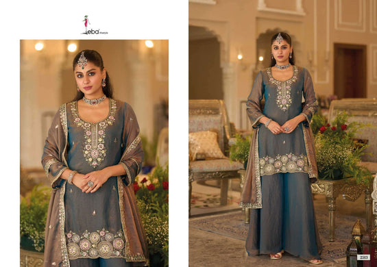 Eba Lifestyle Naveli Stitched Moss Sharara Dress - Amrah Wholesale