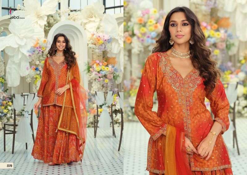 Eba Urvi Chinon Digital Print Embroidered Designer Salwar Kameez