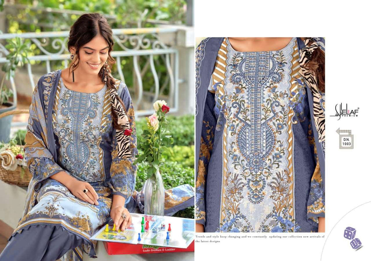 Elaf Premium Asrajofa Vol 1 Soft Cotton Dress Material