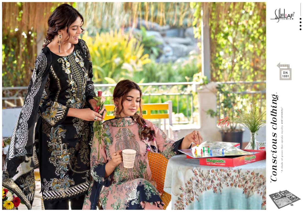 Elaf Premium Asrajofa Vol 1 Soft Cotton Dress Material