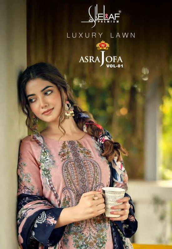 Elaf Premium Asrajofa Vol 1 Soft Cotton Dress Material