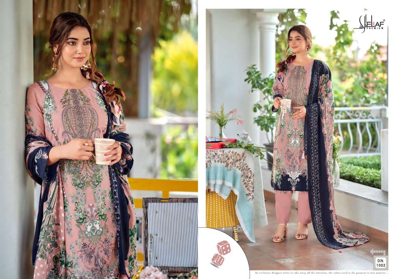 Elaf Premium Asrajofa Vol 1 Soft Cotton Dress Material