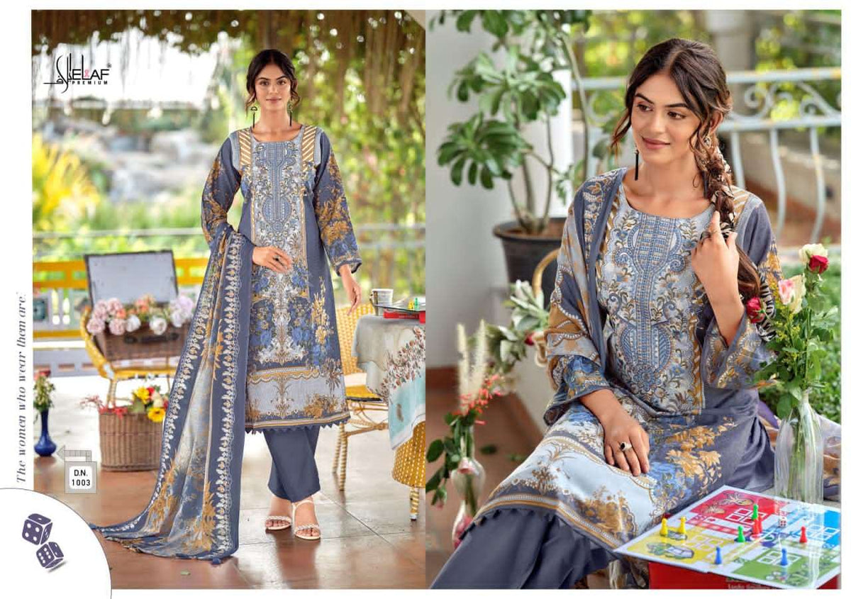 Elaf Premium Asrajofa Vol 1 Soft Cotton Dress Material