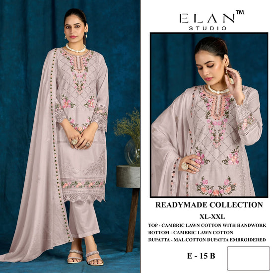 Elan E 15 A To D Cambric Cotton Salwar Suit Set