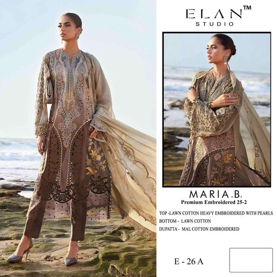 Elan Lawn Studio E - 26 Dress Material - Amrah Wholesale