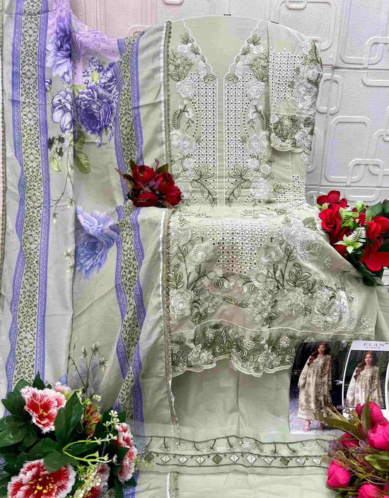 Elan Studio E - 37 ABCD Cambric Lawn Cotton Pakistani Suit - Amrah Wholesale