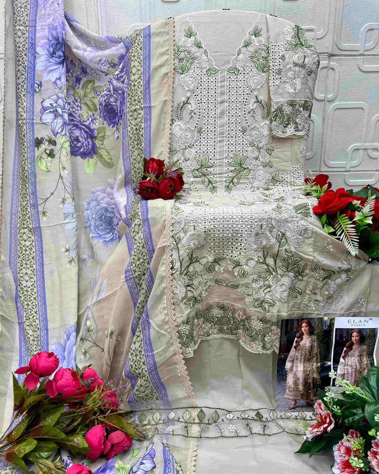 Elan Studio E - 37 ABCD Cambric Lawn Cotton Pakistani Suit - Amrah Wholesale