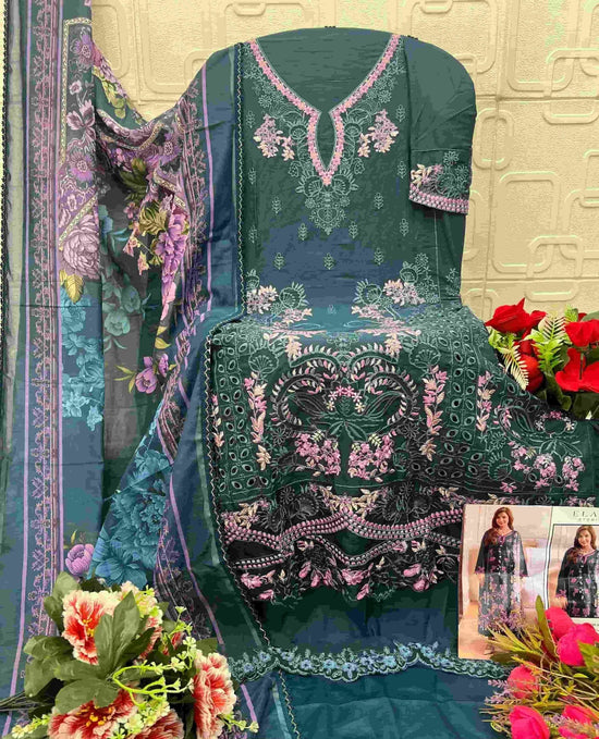Elan Studio E - 38 Abcd Cambric Lawn Cotton Pakistani Suit - Amrah Wholesale