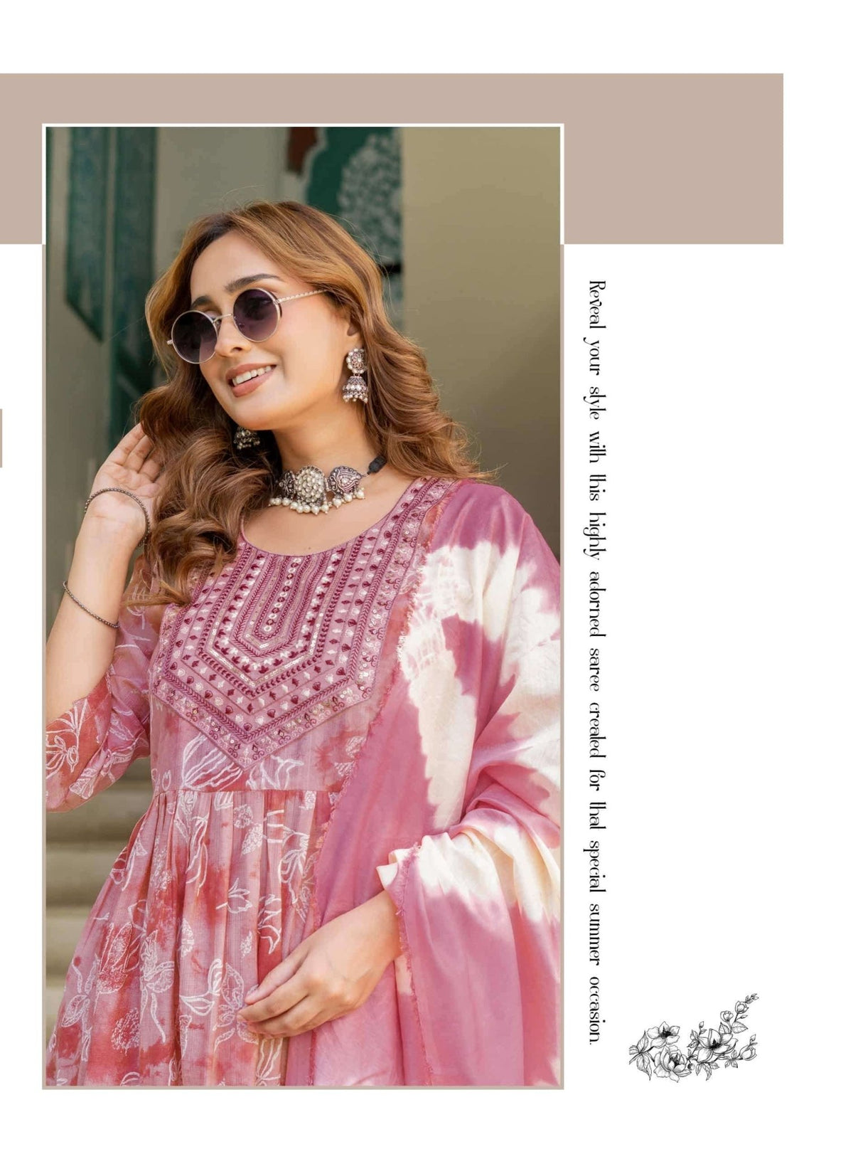Erraha Amayra Vol 7 Foil Print Kurti Pant Dupatta Set - Amrah Wholesale