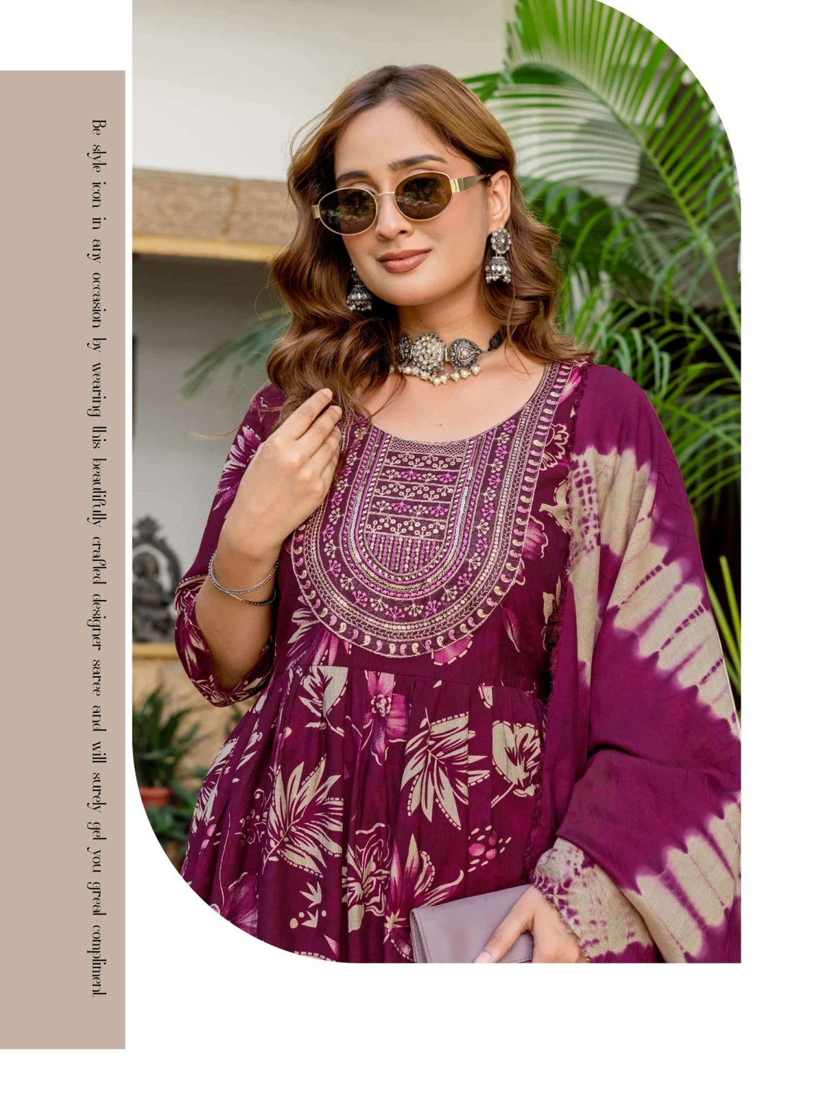 Erraha Amayra Vol 7 Foil Print Kurti Pant Dupatta Set - Amrah Wholesale
