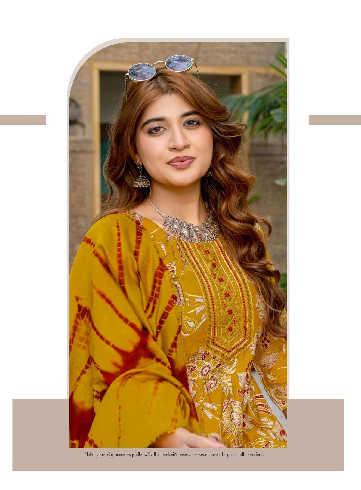 Erraha Amayra Vol 7 Foil Print Kurti Pant Dupatta Set - Amrah Wholesale
