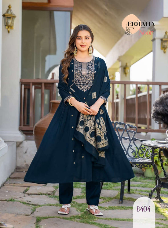 Erraha Noor Vol 1 Premium Chanderi Salwar Suit Set