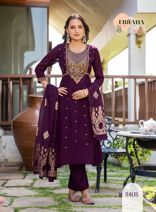 Erraha Noor Vol 1 Premium Chanderi Salwar Suit Set