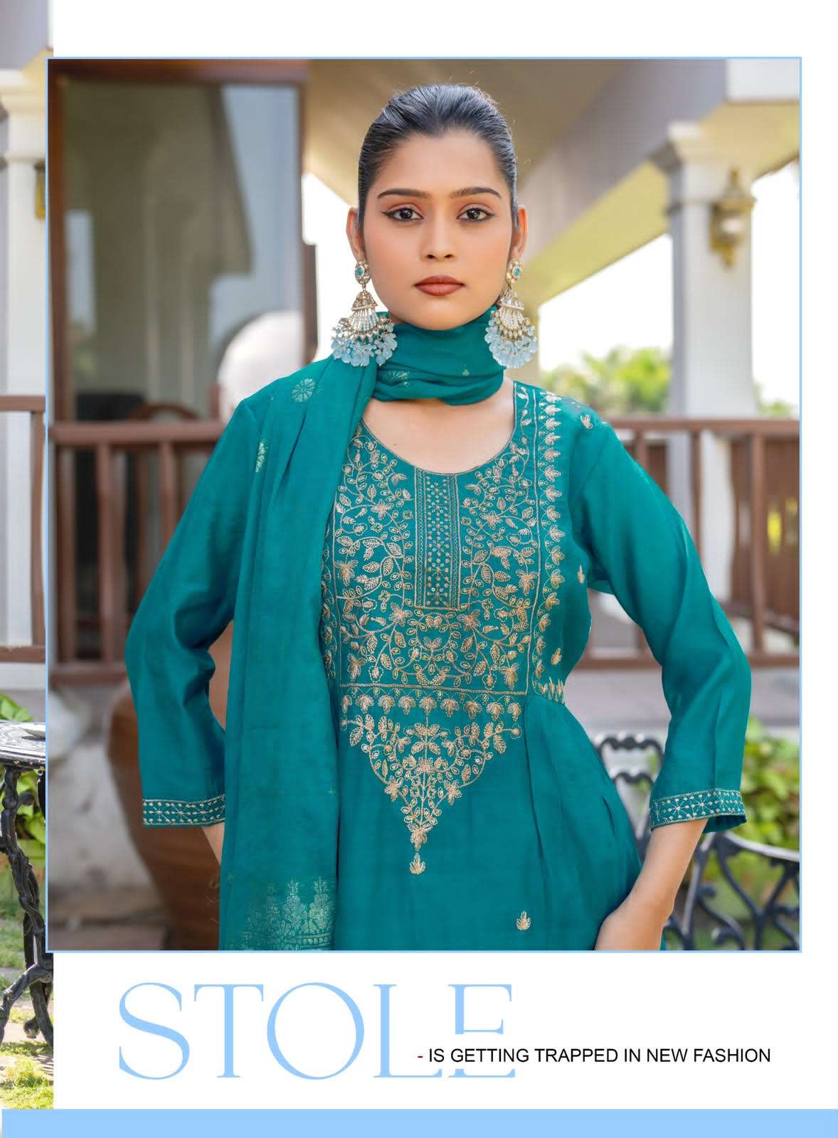 Erraha Noor Vol 1 Premium Chanderi Salwar Suit Set - Amrah Wholesale