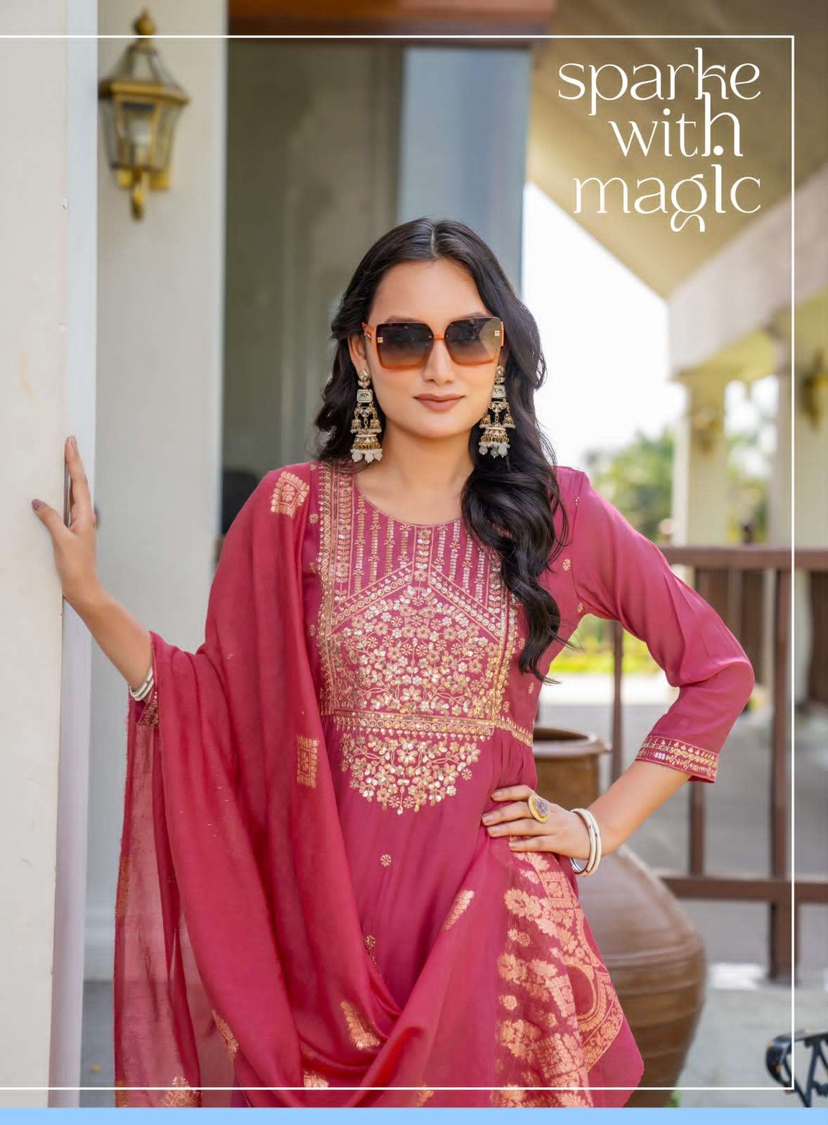 Erraha Noor Vol 1 Premium Chanderi Salwar Suit Set - Amrah Wholesale