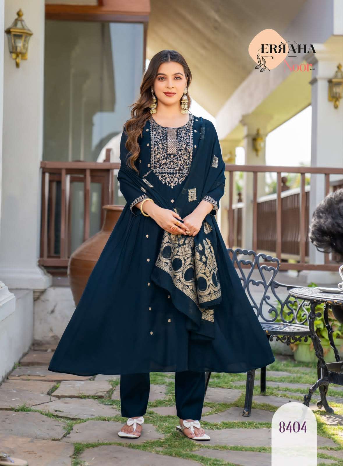 Erraha Noor Vol 1 Premium Chanderi Salwar Suit Set - Amrah Wholesale
