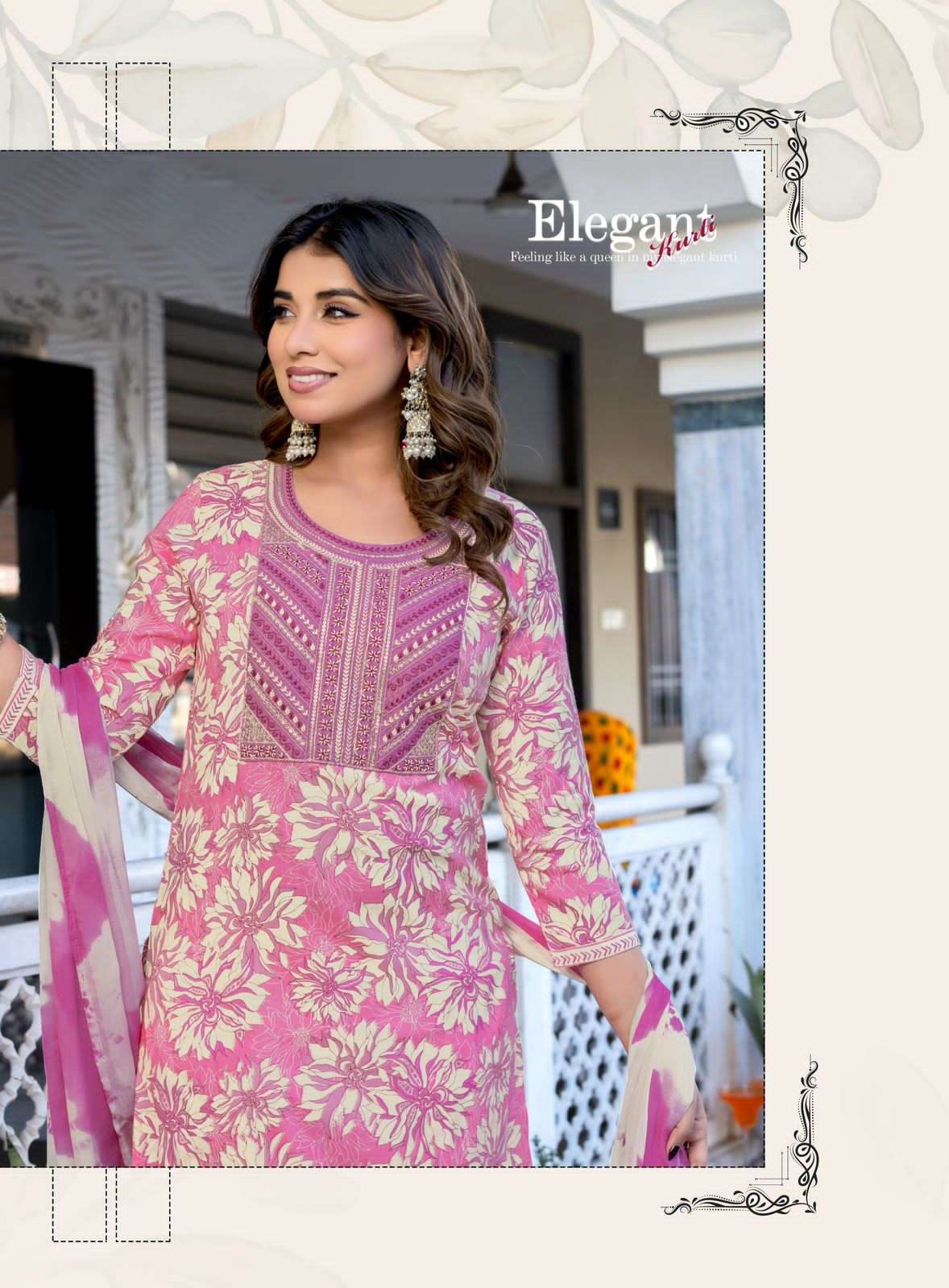 Erraha Pallavi Vol 6 Rayon Kurti Pant Dupatta Set - Amrah Wholesale