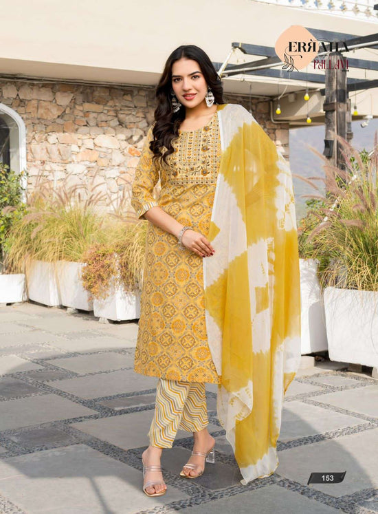Erraha Pallavi Vol 6 Rayon Kurti Pant Dupatta Set - Amrah Wholesale