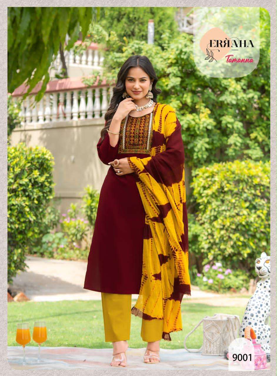 Erraha Tamanna Vol 1 Cotton Salwar Suit Set - Amrah Wholesale