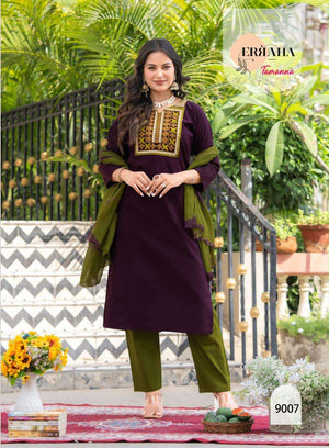 Erraha Tamanna Vol 1 Cotton Salwar Suit Set