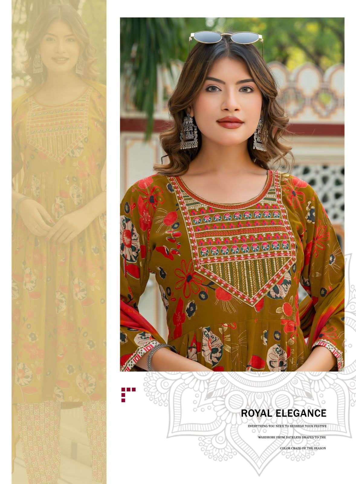 Erraha Trisha Vol 6 Rayon Salwar Suit Set - Amrah Wholesale