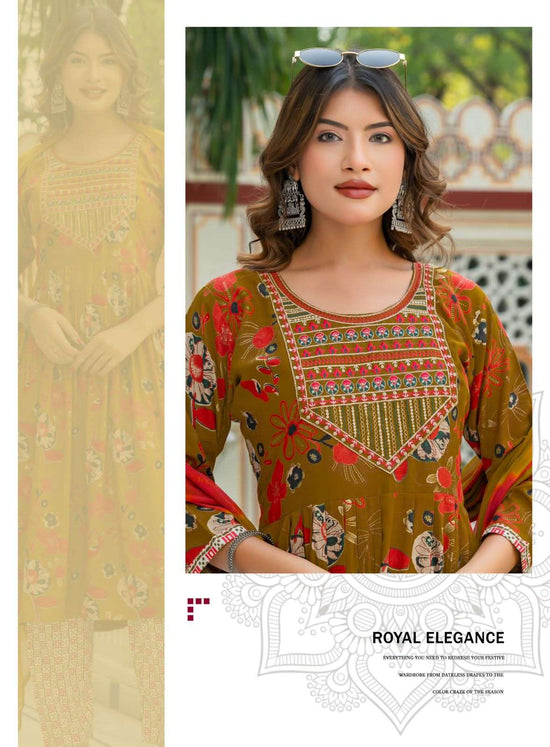 Erraha Trisha Vol 6 Rayon Salwar Suit Set - Amrah Wholesale