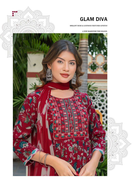 Erraha Trisha Vol 6 Rayon Salwar Suit Set - Amrah Wholesale