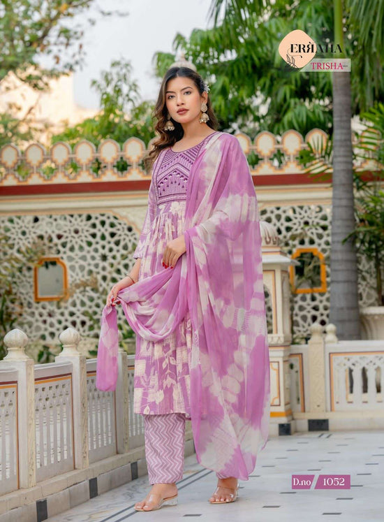 Erraha Trisha Vol 6 Rayon Salwar Suit Set - Amrah Wholesale