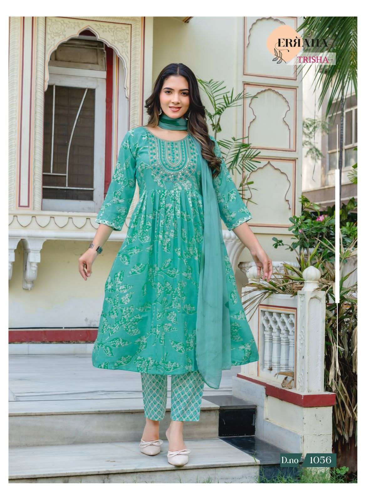 Erraha Trisha Vol 6 Rayon Salwar Suit Set - Amrah Wholesale